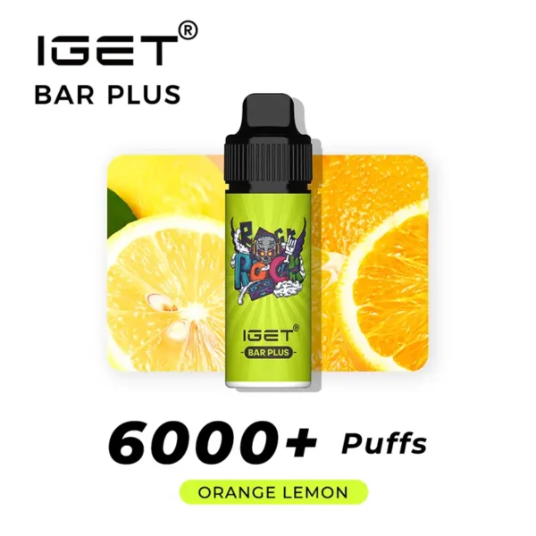 IGET Bar Plus 6000 Puffs – Orange Lemon